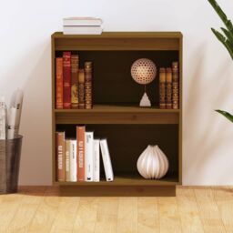 Berkfield Home Console Cabinet Honey Brown 60x34x75 cm Solid Wood Pine - Size: 60 x 34 x 75 cm - thumbnail 3