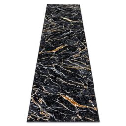 RugsX Allure Runner in Black - Size: 60 cm x 300 cm