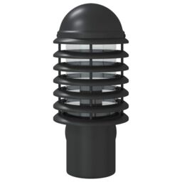 Berkfield Home Outdoor Wall Light Black Stainless Steel - thumbnail 4