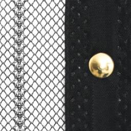 Berkfield Home Insect Door Curtain 210 x 100 cm 2 pcs Magnet Black - thumbnail 4