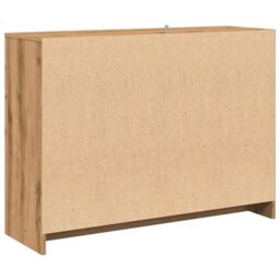 Berkfield Home Sideboard Artisan Oak 102x33x75 cm Engineered Wood in Brown - Size: 102 x 33 x 75 cm - thumbnail 6