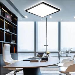 COMELY 36W LED Bathroom Ceiling Lights, IP44 Waterproof, Natural Light 4500K in Black - thumbnail 5