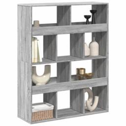 Berkfield Home Room Divider Grey Sonoma 100x33x125.5 cm Engineered Wood - thumbnail 3