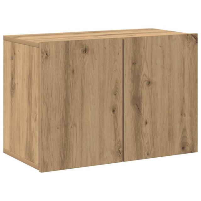 Berkfield Home TV Cabinet Wall-mounted Artisian Oak 60x30x41 cm in Brown - Size: 60 x 30 x 41 cm - image 1