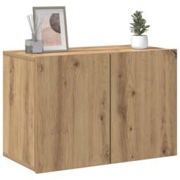 Berkfield Home TV Cabinet Wall-mounted Artisian Oak 60x30x41 cm in Brown - Size: 60 x 30 x 41 cm - thumbnail 4