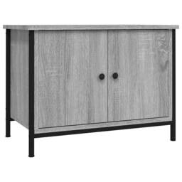 Berkfield Home TV Cabinet with Doors Grey Sonoma 60x35x45 cm Engineered Wood - Size: 60 x 35 x 45 cm - thumbnail 3