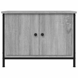 Berkfield Home TV Cabinet with Doors Grey Sonoma 60x35x45 cm Engineered Wood - Size: 60 x 35 x 45 cm - thumbnail 5