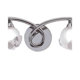 Netlighting Fragma Wall Lamp Switched 2 Light G9 Polished Chrome in Grey - thumbnail 4