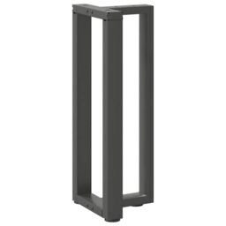 Berkfield Home Console Table Legs T-Shaped¬†2 pcs Anthracite 38x25x(72-73) cm Steel in Black - thumbnail 4