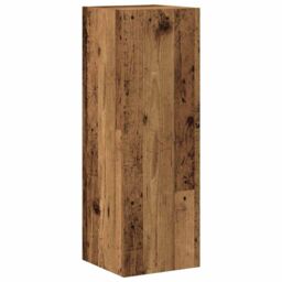 Berkfield Home Wall Mounted TV cabinets 3 pcs Old Wood Engineered Wood in Brown - thumbnail 4