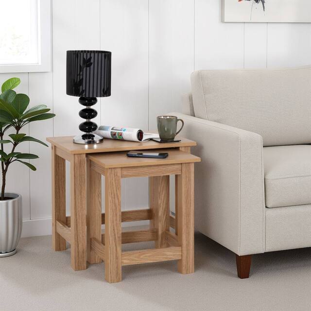 Seconique Tessa Nest of 2 Tables in Natural - image 1