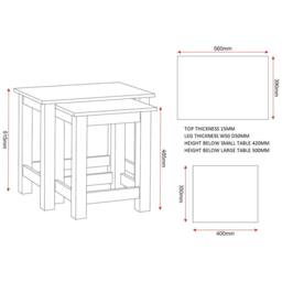 Seconique Tessa Nest of 2 Tables in Natural - thumbnail 7
