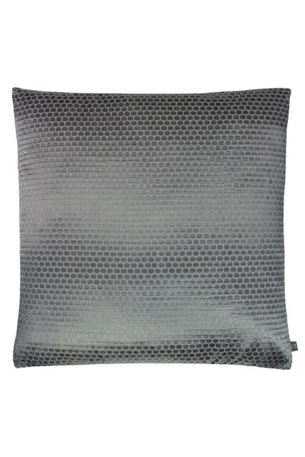 Prestigious Textiles Emboss Metallic Mosaic Tile Cushion in Grey - Size: 55 cm x 55 cm - image 1