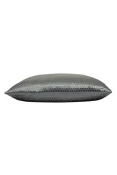 Prestigious Textiles Emboss Metallic Mosaic Tile Cushion in Grey - Size: 55 cm x 55 cm - thumbnail 2