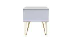 Ready Assembled 2 U Metro 1 Drawer Bedside (Ready Assembled) in Duck Egg Blue - thumbnail 2