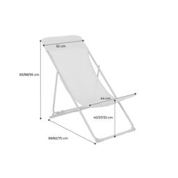 sweeek Pair Of Steel Sun Loungers in Terracotta - thumbnail 5