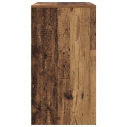 Berkfield Home Sideboard with Door Old wood 70 x 41 x 75 cm Engineered wood in Brown - thumbnail 7