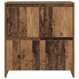 Berkfield Home Sideboard with Door Old wood 70 x 41 x 75 cm Engineered wood in Brown - thumbnail 6