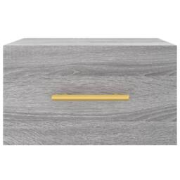Berkfield Home Wall-mounted Bedside Cabinets 2 pcs Grey Sonoma 35x35x20 cm - Size: 35 x 35 x 20 cm - thumbnail 6