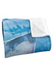 JQ Licensing Royce Mcclure Great White Shark Silky Touch Super Soft Throw Blanket 152 X 127 cm - thumbnail 3