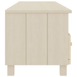Berkfield Home TV Cabinet HAMAR Honey Brown 158x40x40 cm Solid Wood Pine in Light Brown - Size: 158 x 40 x 40 cm - thumbnail 4