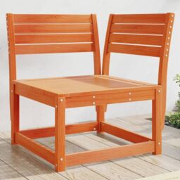 Berkfield Home Garden Sofa Corner Wax Brown 73x73x78 cm Solid Wood Pine - Size: 73 x 73 x 78 cm