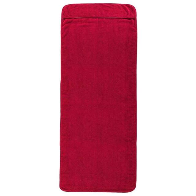 Berkfield Home Soft Beach Towels 2 pcs Burgundy 75x200 cm Fabric 400 GSM - image 1