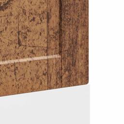 Berkfield Home Decorative Dishwasher Panel Porto Old Wood 60x1.5x67 cm Engineere in Brown - thumbnail 7