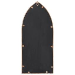 Berkfield Home Decorative Garden Mirror Sand 70x30 cm Iron for Outdoor Use in Cream - thumbnail 4