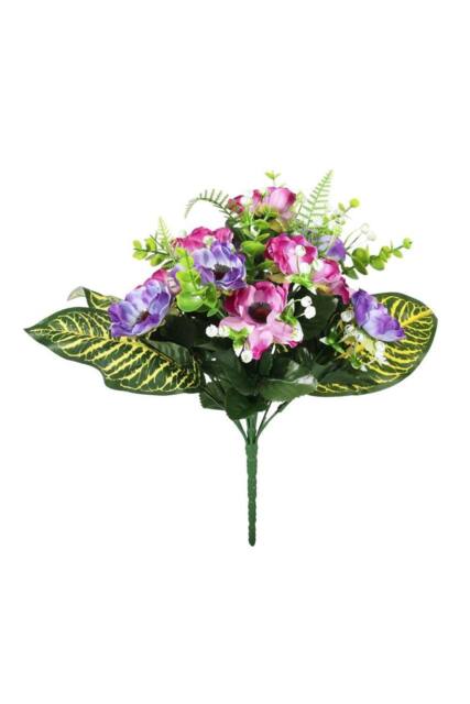KDMD Pembroke Blue Purple Satin Anemones 2 Pack - image 1