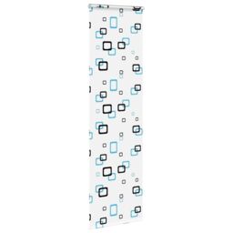 Berkfield Home Shower Roller Blind with Cassette 80x240 cm Fabric Width 76 cm in Black - thumbnail 3