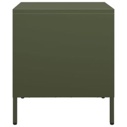 Berkfield Home Bedside Cabinet¬†Olive Green 35x39x43.5 cm Steel - thumbnail 6