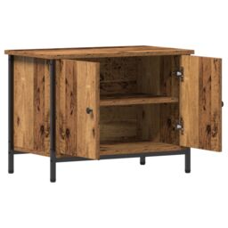 Berkfield Home Old Wood TV Stand Old wood Wood 60 x 35 x 45 cm Durable in Brown - thumbnail 5