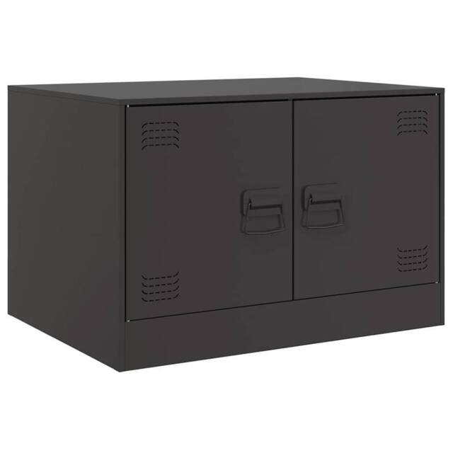 Berkfield Home Coffee Table Black 67x50x44 cm Steel - Size: 67 x 50 x 44 cm - image 1
