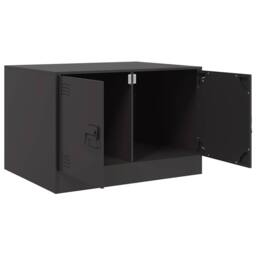 Berkfield Home Coffee Table Black 67x50x44 cm Steel - Size: 67 x 50 x 44 cm - thumbnail 7