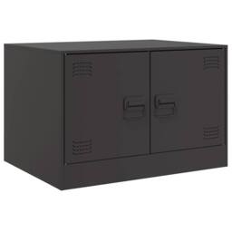 Berkfield Home Coffee Table Black 67x50x44 cm Steel - Size: 67 x 50 x 44 cm - thumbnail 1