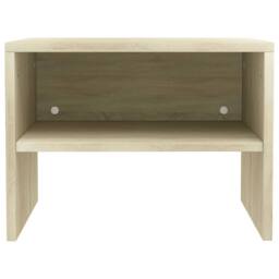 Berkfield Home Bedside Cabinets 2 pcs Sonoma Oak 40x30x30 cm Engineered Wood in Light Tan - Size: 40 x 30 x 30 cm - thumbnail 5