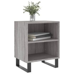 Berkfield Home Bedside Cabinets 2 pcs Grey Sonoma 40x30x50 cm Engineered Wood - Size: 40 x 30 x 50 cm - thumbnail 3