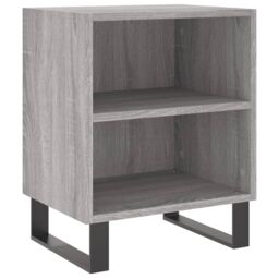 Berkfield Home Bedside Cabinets 2 pcs Grey Sonoma 40x30x50 cm Engineered Wood - Size: 40 x 30 x 50 cm - thumbnail 4