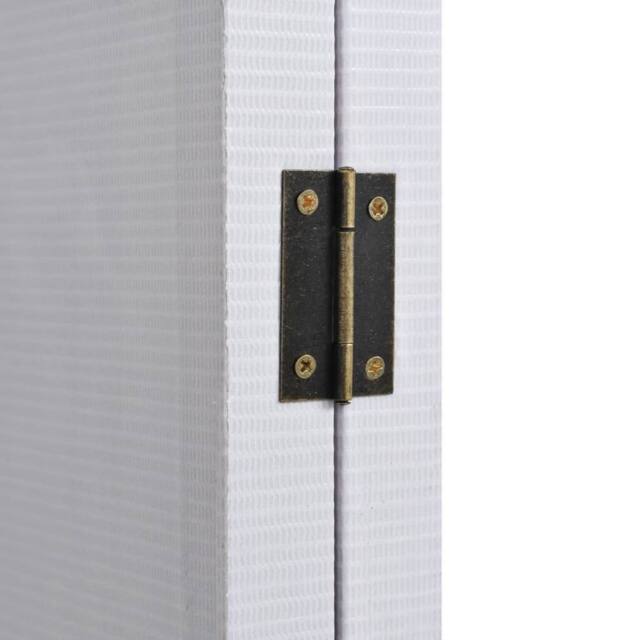 Berkfield Home White Folding Room Divider 120x170 cm New York by Day Black & White - image 1