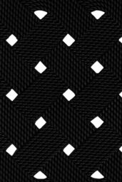 JVL Trellis Rubber Scraper Doormat 40 x 70 cm in Black - Size: 40 cm x 70 cm - thumbnail 3