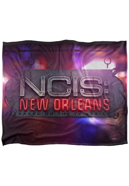 ViacomCBS/Nickelodeon Ncis:New Orleans Neon Sign Silky Touch Super Soft Throw Blanket 152 X 127 cm in White - image 1