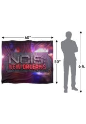 ViacomCBS/Nickelodeon Ncis:New Orleans Neon Sign Silky Touch Super Soft Throw Blanket 152 X 127 cm in White - thumbnail 5