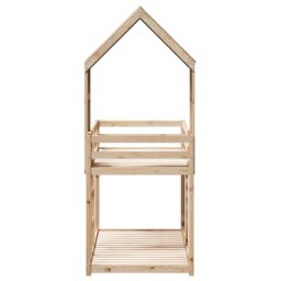 Berkfield Home Bunk Bed without Mattress 80x200 cm Solid Wood Pine in Brown - thumbnail 5