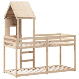 Berkfield Home Bunk Bed without Mattress 80x200 cm Solid Wood Pine in Brown - thumbnail 6