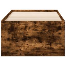 Berkfield Home Versatile Daybed with Drawers without Mattress Smoked Oak 100x200 cm in Brown - thumbnail 5