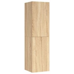 Berkfield Home TV Cabinet Sonoma Oak 30.5x30x110 cm Engineered Wood in Brown - thumbnail 2