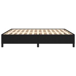Berkfield Home Bed Frame Black 180x200 cm Super King Fabric - thumbnail 6