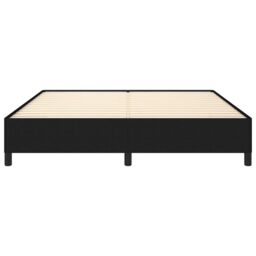 Berkfield Home Bed Frame Black 180x200 cm Super King Fabric - thumbnail 5