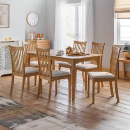 Cheshire Montclair Elegant Dining Chairs - Set of 2 in Light Oak - thumbnail 5